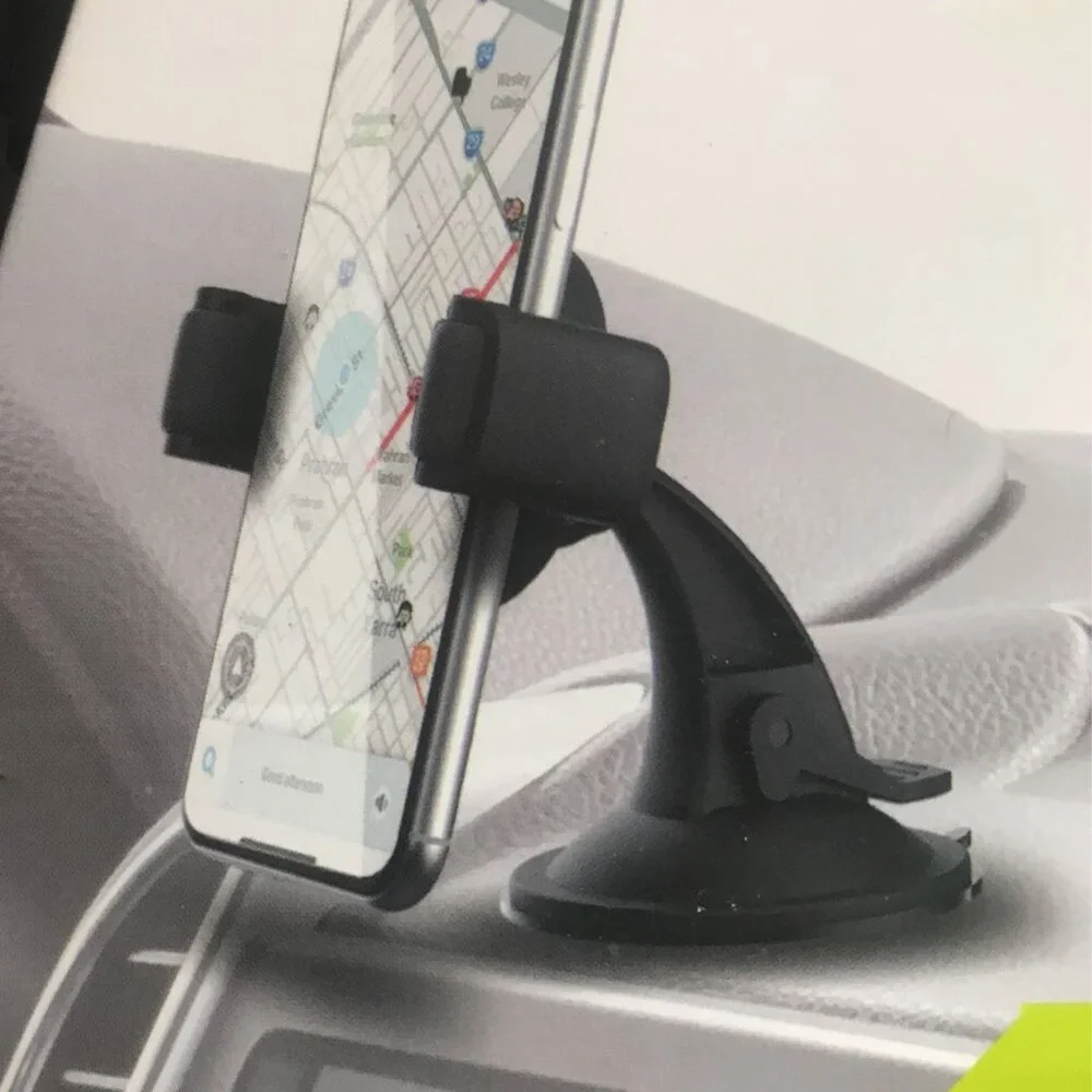 Bracketron OneClick Clamp Mount for Dash / Windshield - Black